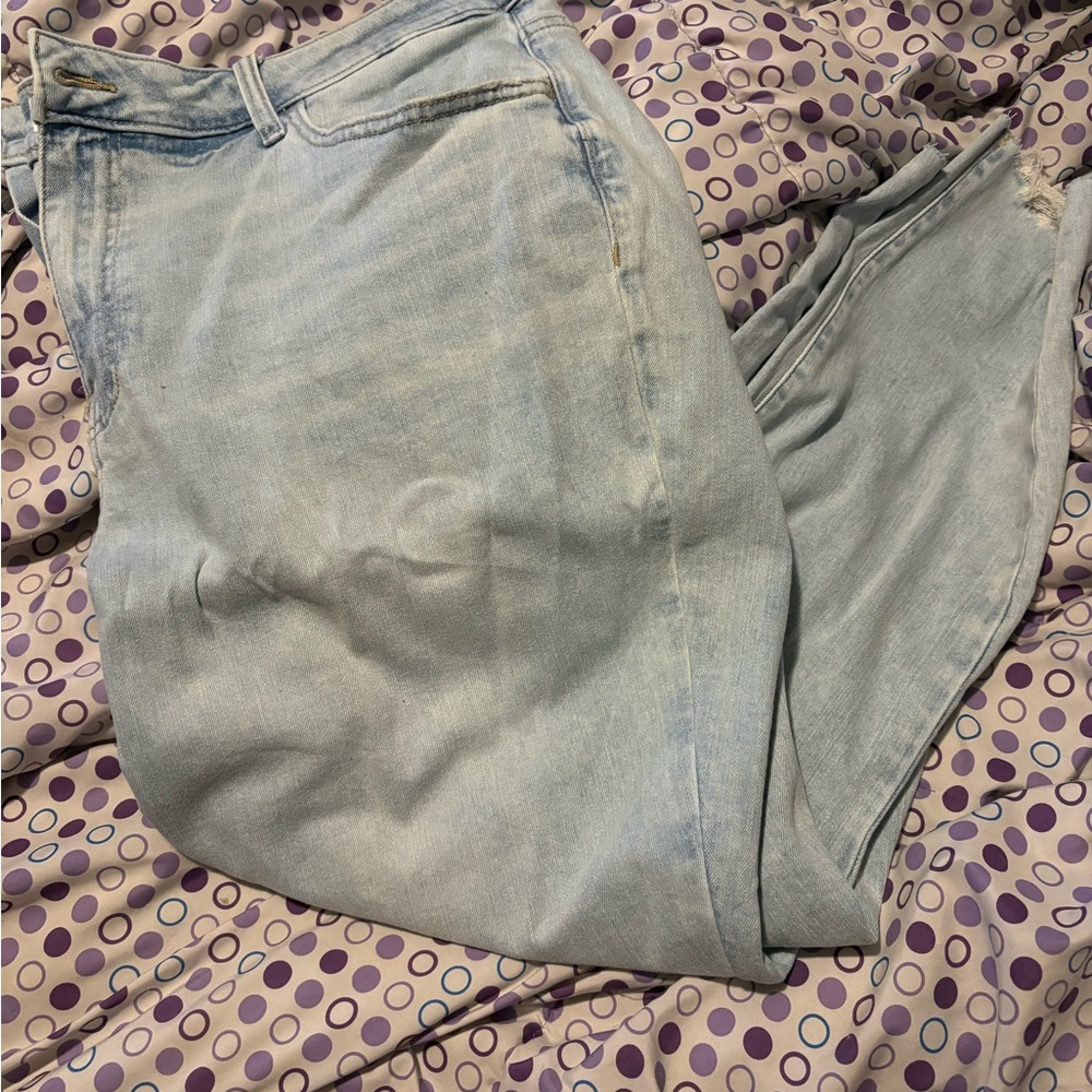 Maurices Sky Blue High Rise Jeggings